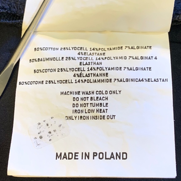 RUNDHOLZ BLACK LABEL Drop Crotch Trousers Black Size M - Picture 14 of 14